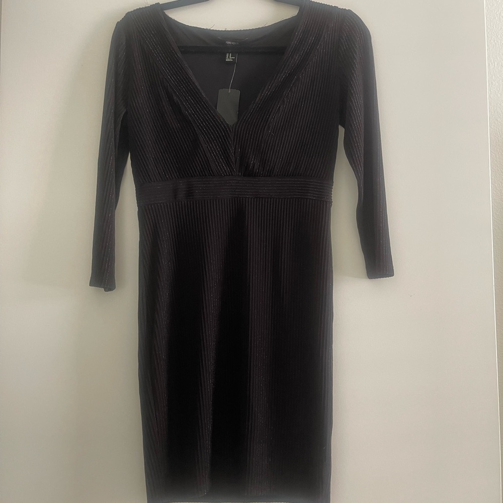 Forever21 3/4 Sleeve Stretch Dress
